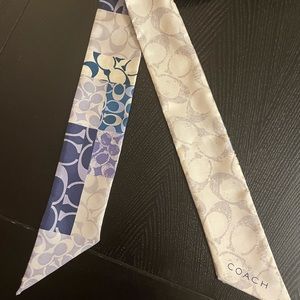 Coach silk scarf tie
